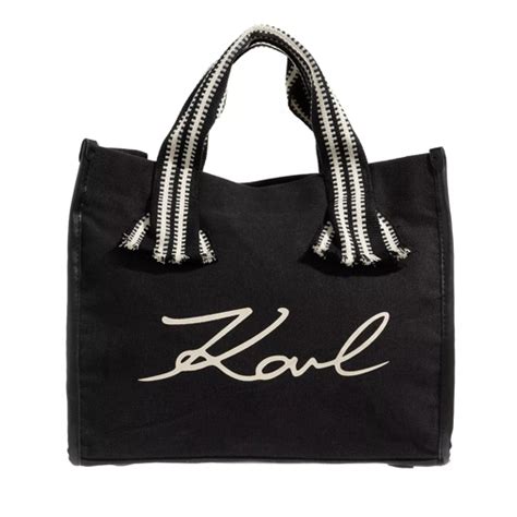 karl lagerfeld cat shopper bag|karl lagerfeld signature bag.